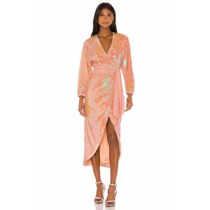 Song of Style Vernon Sequin Midi Dress (XS)